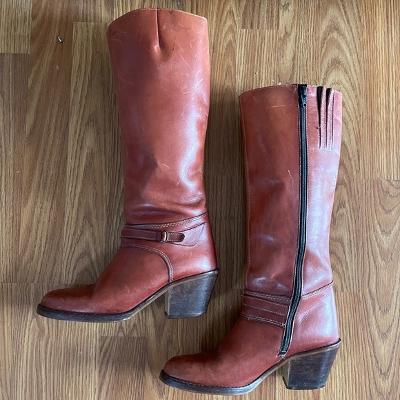 Vintage Leather Riding Boots - Picture 3 of 12